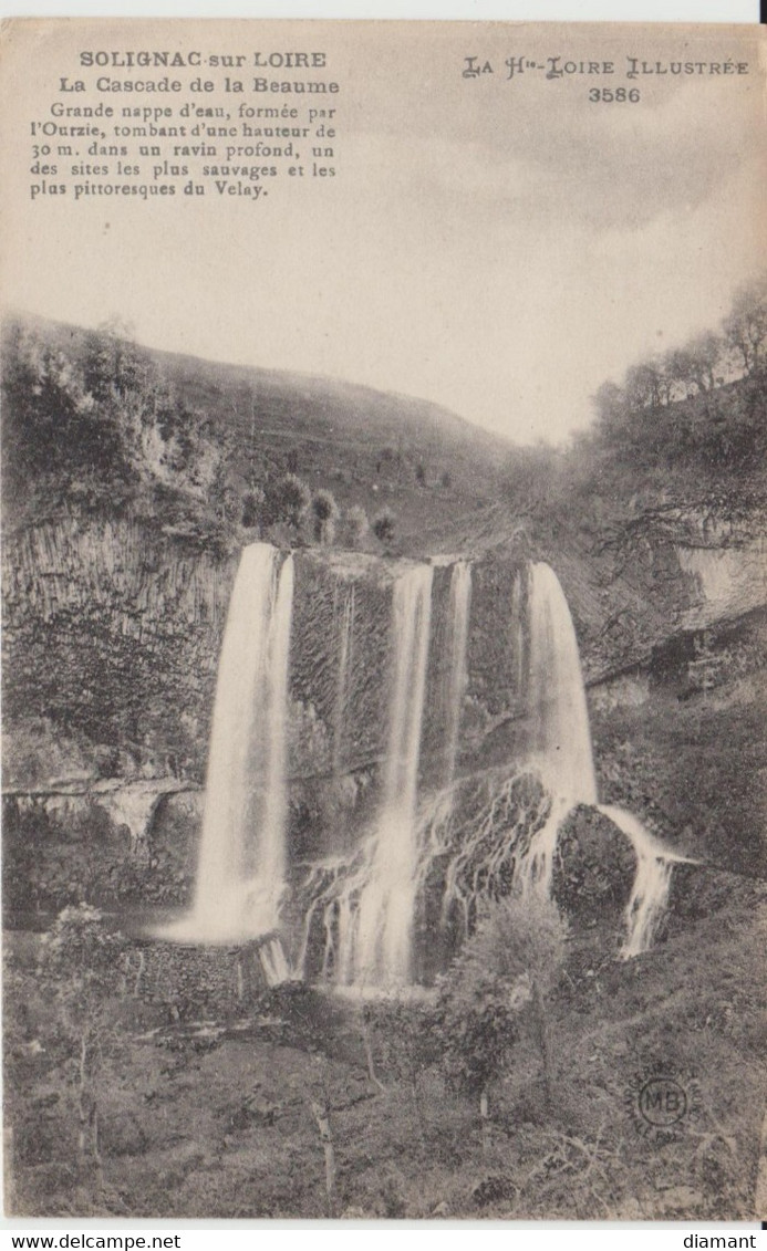 SOLIGNAC SUR LOIRE (43) - La Cascade De La Beaume - état Correct - Solignac Sur Loire