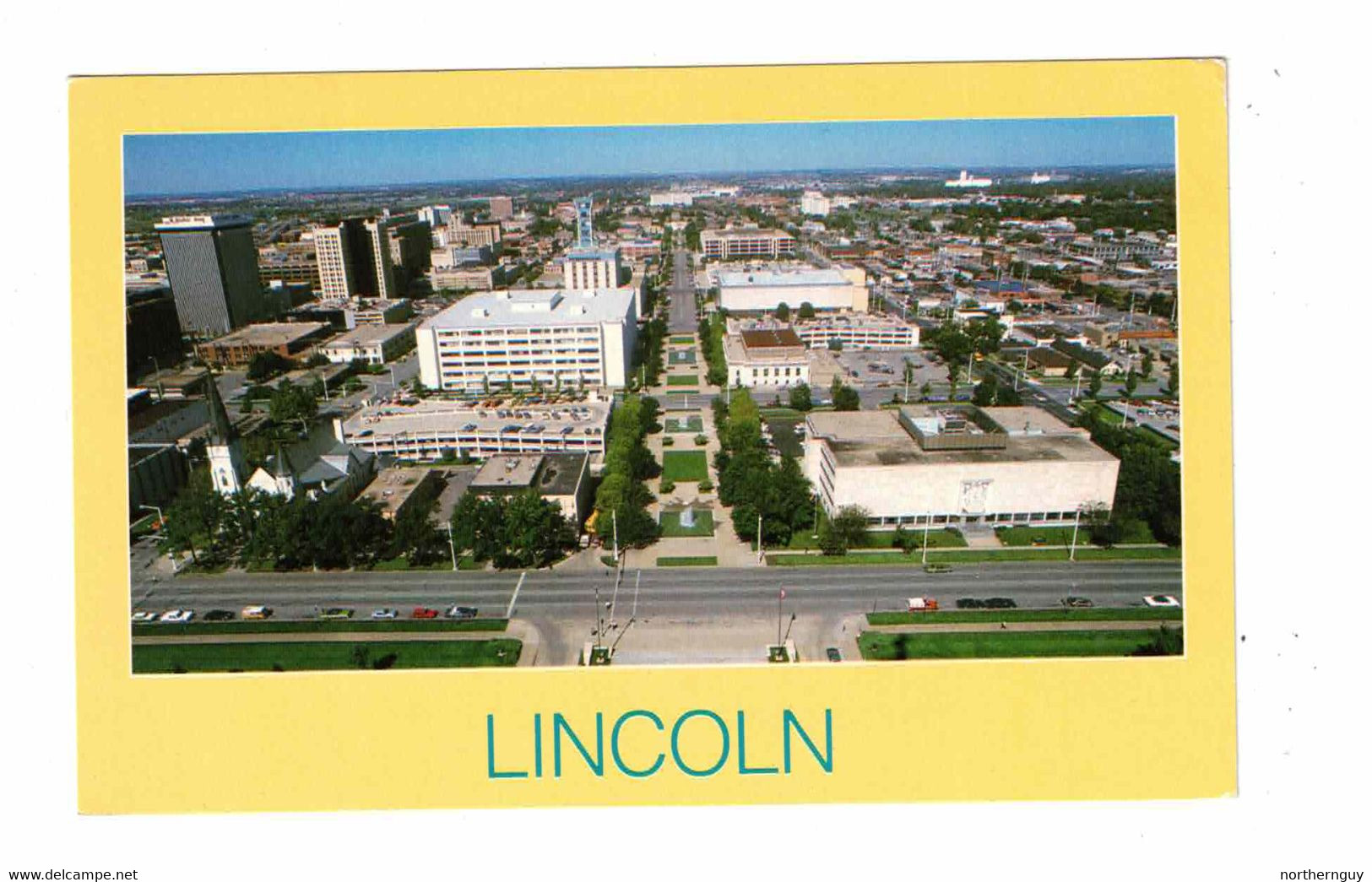 LINCOLN, Nebraska, USA, Greetings From Lincoln Nebraska, BEV Of The City, Old Chrome Postcard - Lincoln