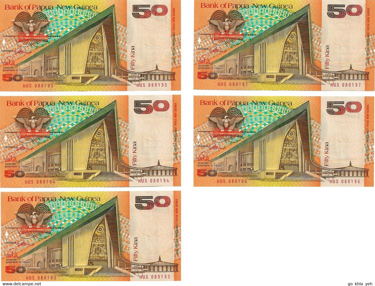 PAPOUASIE - NOUVELLE-GUINEE 1989 50 Kina - P.11a Neuf UNC - Papouasie-Nouvelle-Guinée