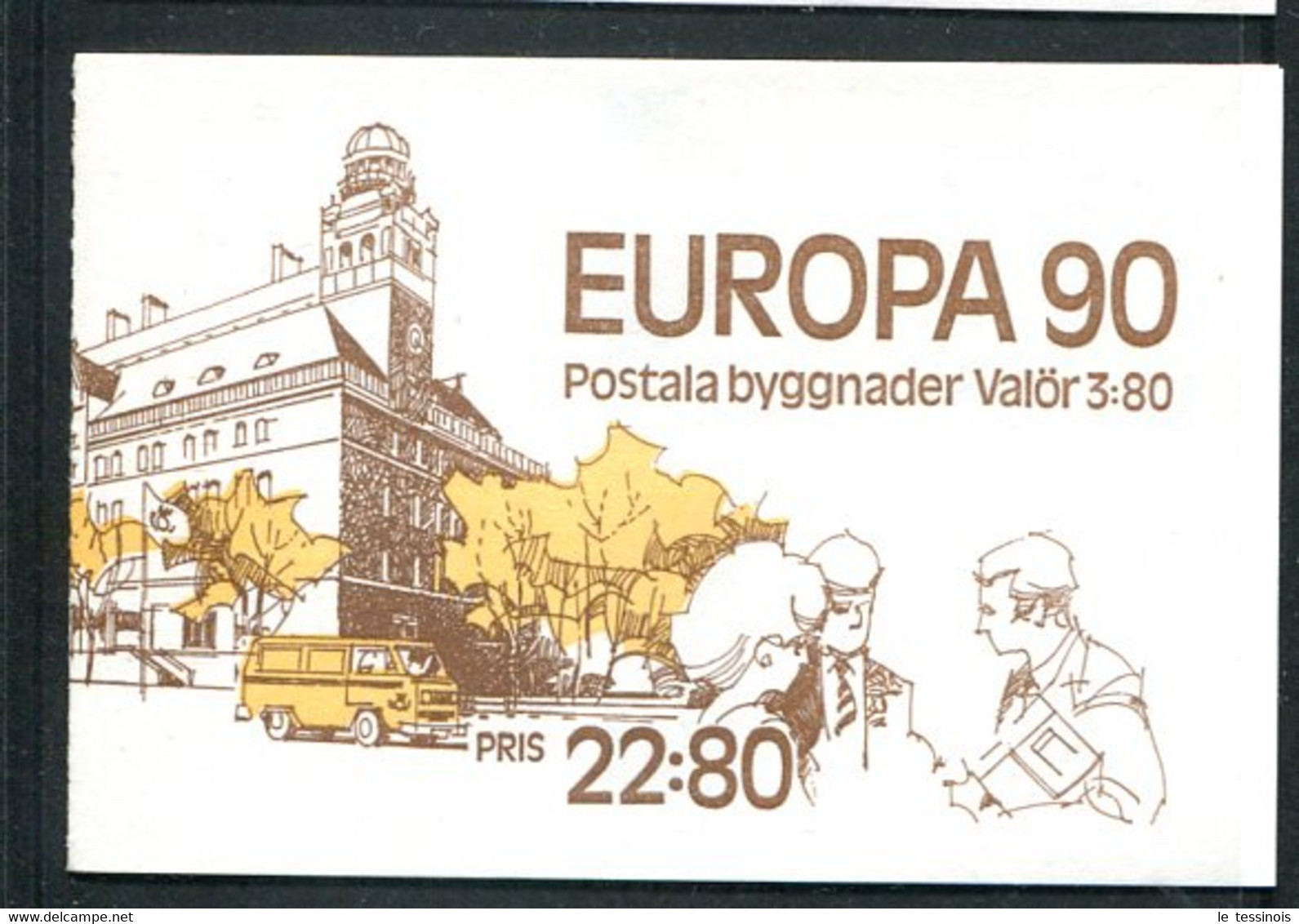 Carnet Suède N°1572 - Couv; Avec Sujet Hôtel Des Postes1999 TpMusée De Stockholm Et Hôtel De Postes - Non Classés