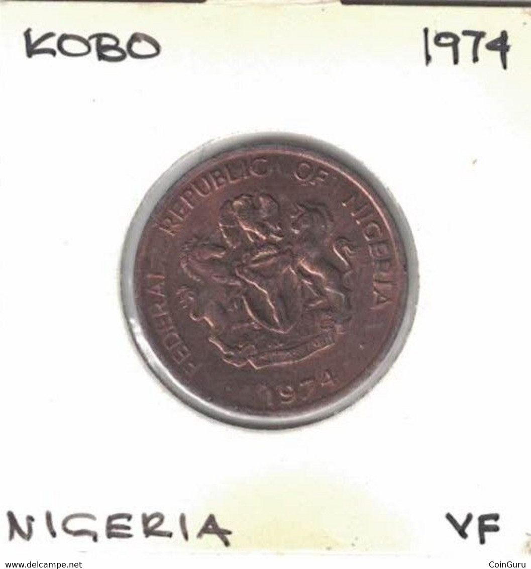 Nigeria 1 Kobo 1974 - Nigeria