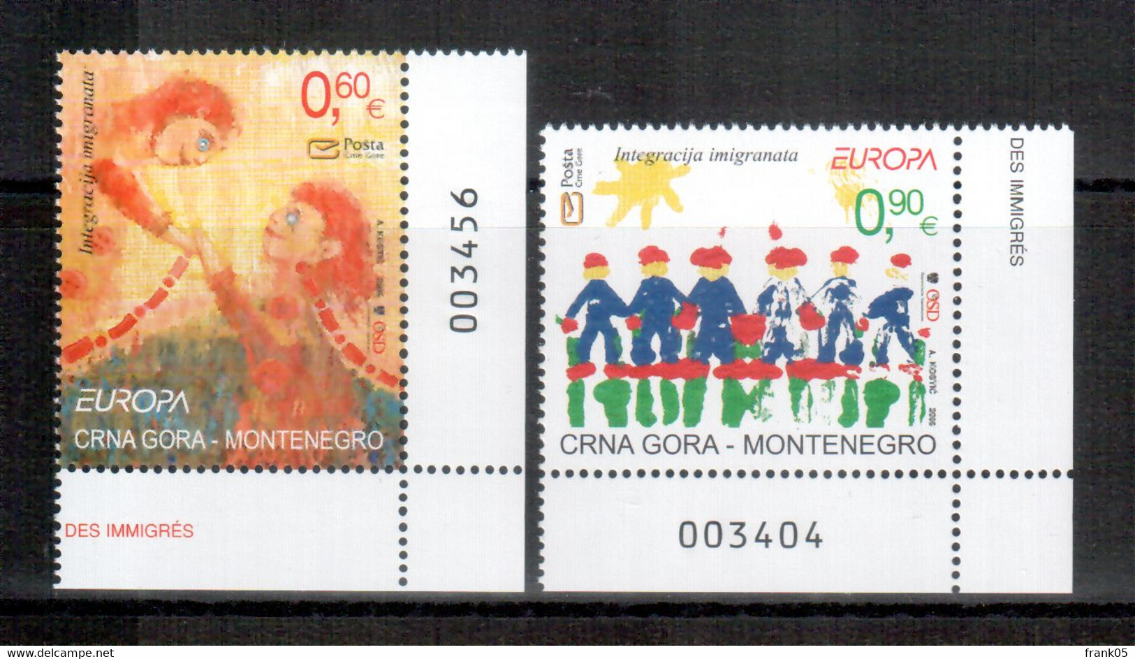 Montenegro / Crne Gore 2006 Satz/set EUROPA ** - 2006