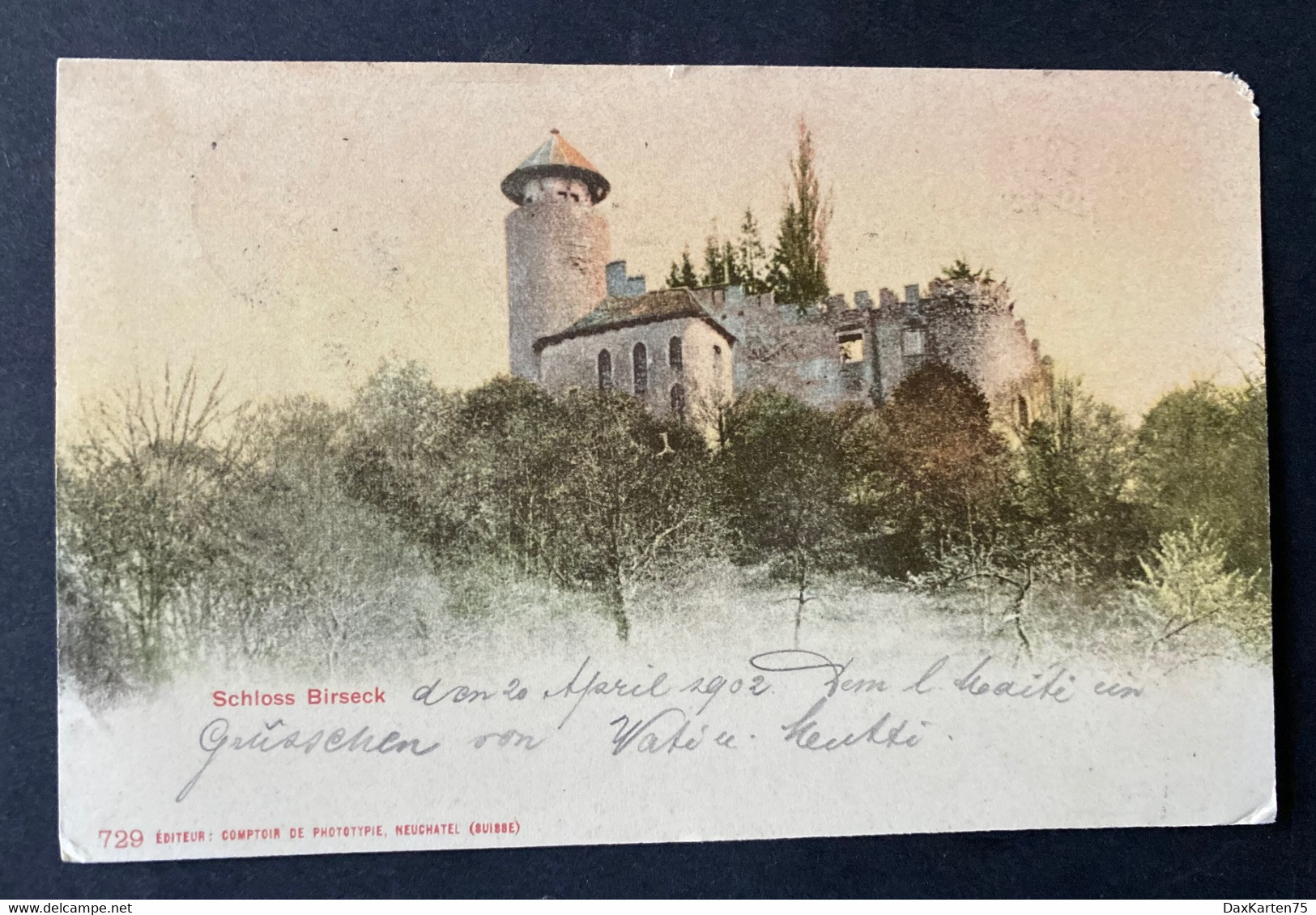 Arlesheim Schloss Birseck/ Gestempelt 1902/ Zustand Beachten! - Arlesheim