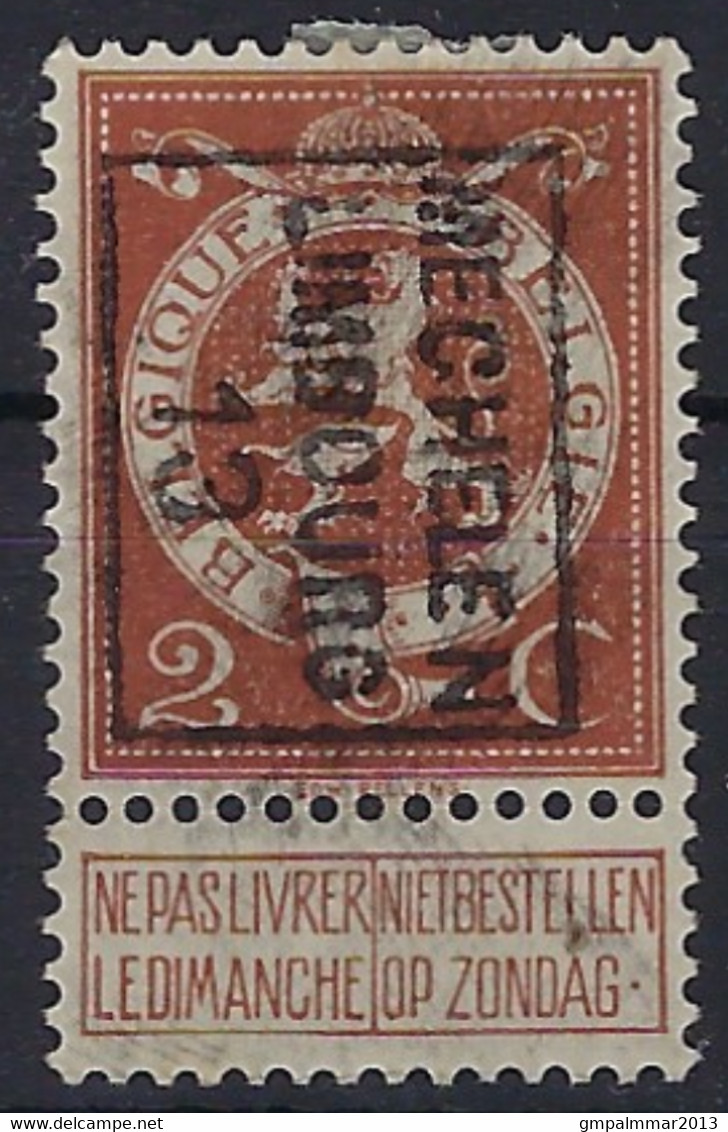 Nr. 109 Voorafgestempeld Nr. 2229 Positie B  MECHELEN - LIMBOURG 13 ; Staat Zie Scan  ! RR - Rolstempels 1910-19