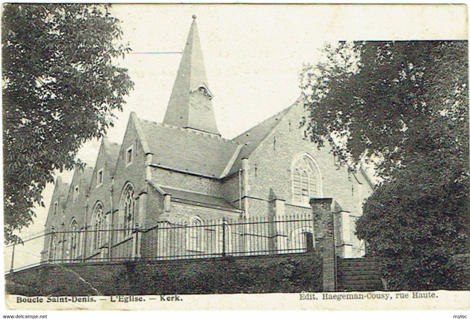 Boucle Saint Denis. Sint Denijs Boekel. Eglise. Kerk. - Zwalm