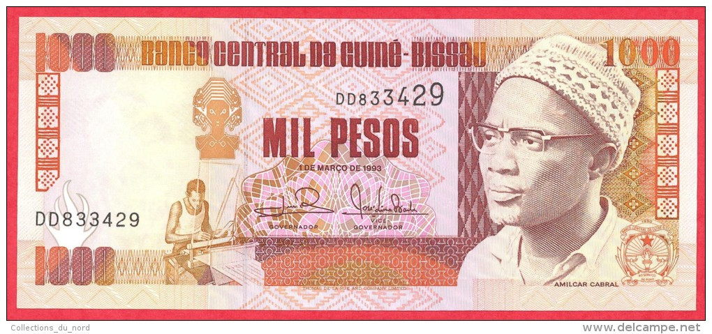 Guinea-Bissau - 1000 Pesos 1993 UNC / Papier Monnaie - Guiné-Bissau - Guinea-Bissau