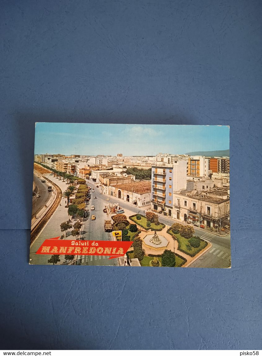 ITALIA-PUGLIA-MANFREDONIA-VIALE SIPONTINO-SALUTI-FG-1975 - Manfredonia