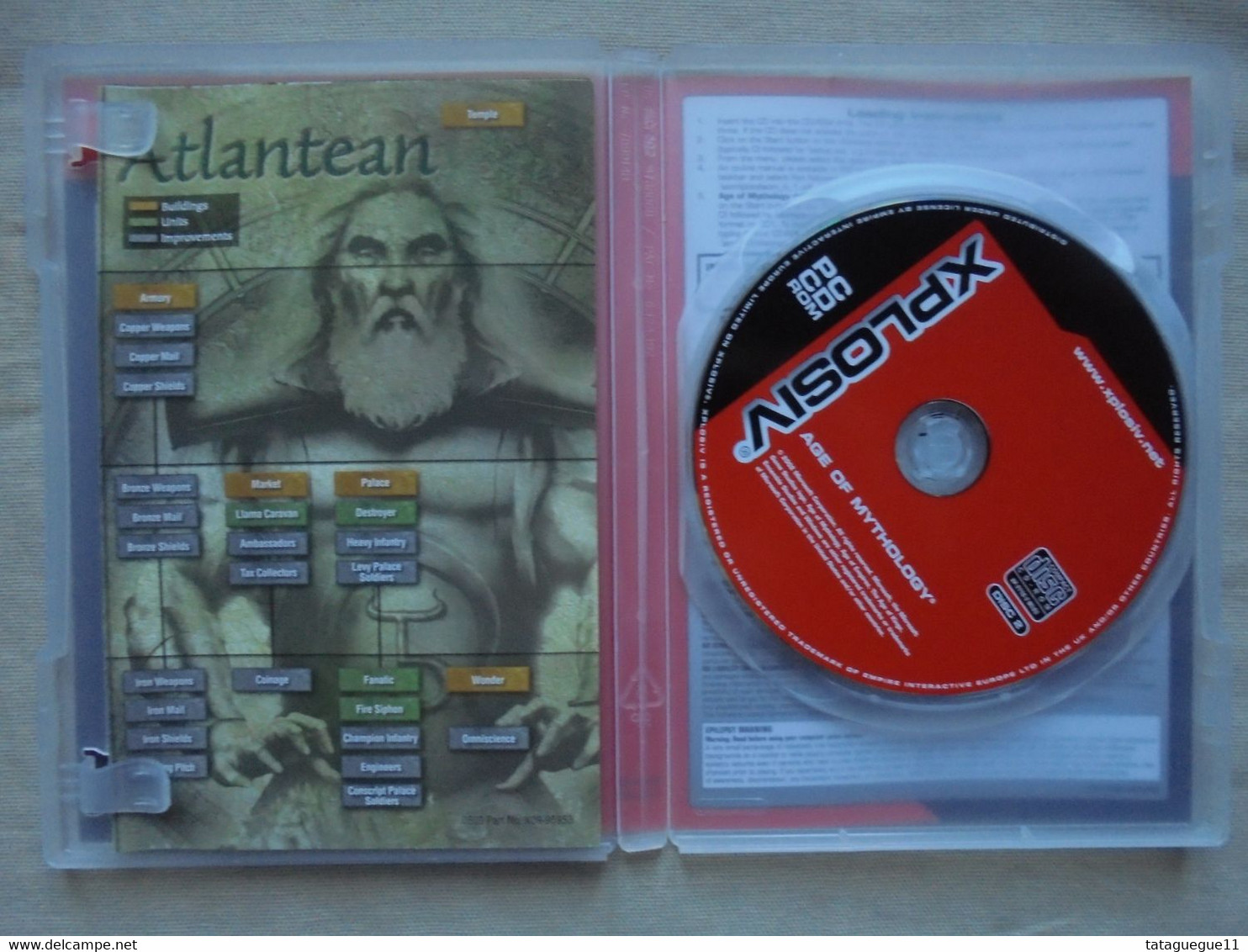 Vintage - Jeu PC CD Rom - Age Of Mythology The Titans - 2003 - PC-games