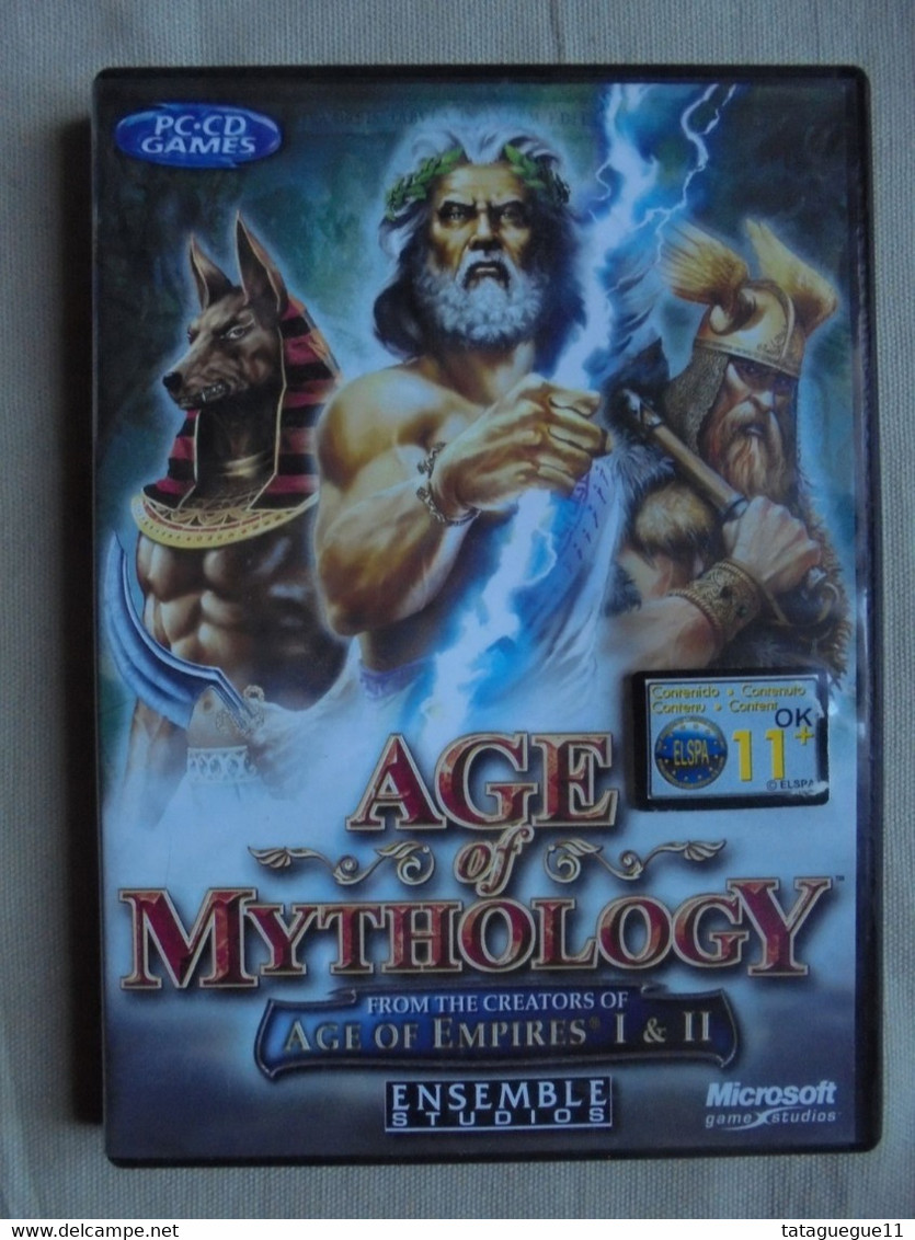 Vintage - Jeu PC CD Games - Age Of Mythology - 2002 - Jeux PC