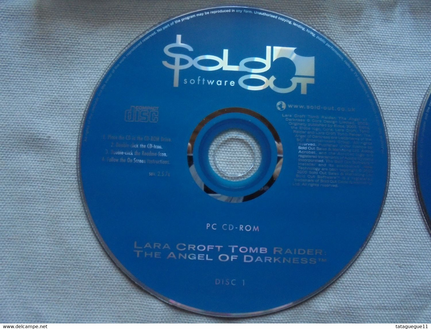 Vintage - Jeu PC CD Rom - Lara Croft Tomb Raider - 2003 - Jeux PC