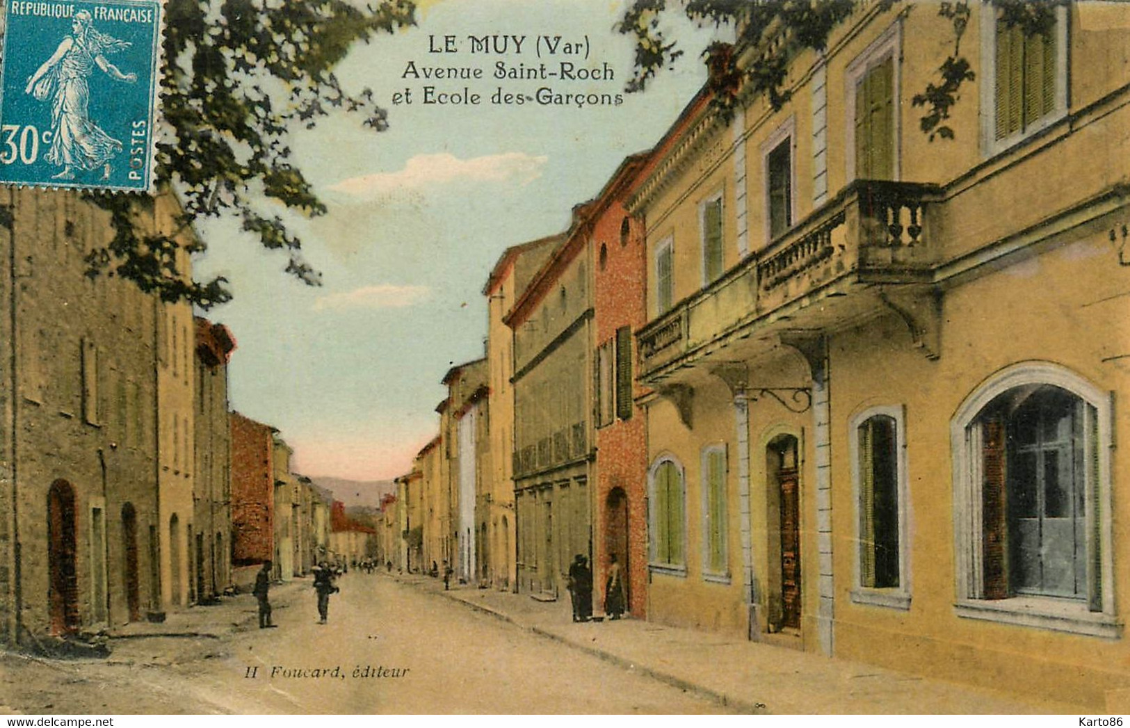 Le Muy * Avenue St Roch Et école Des Garçons - Le Muy