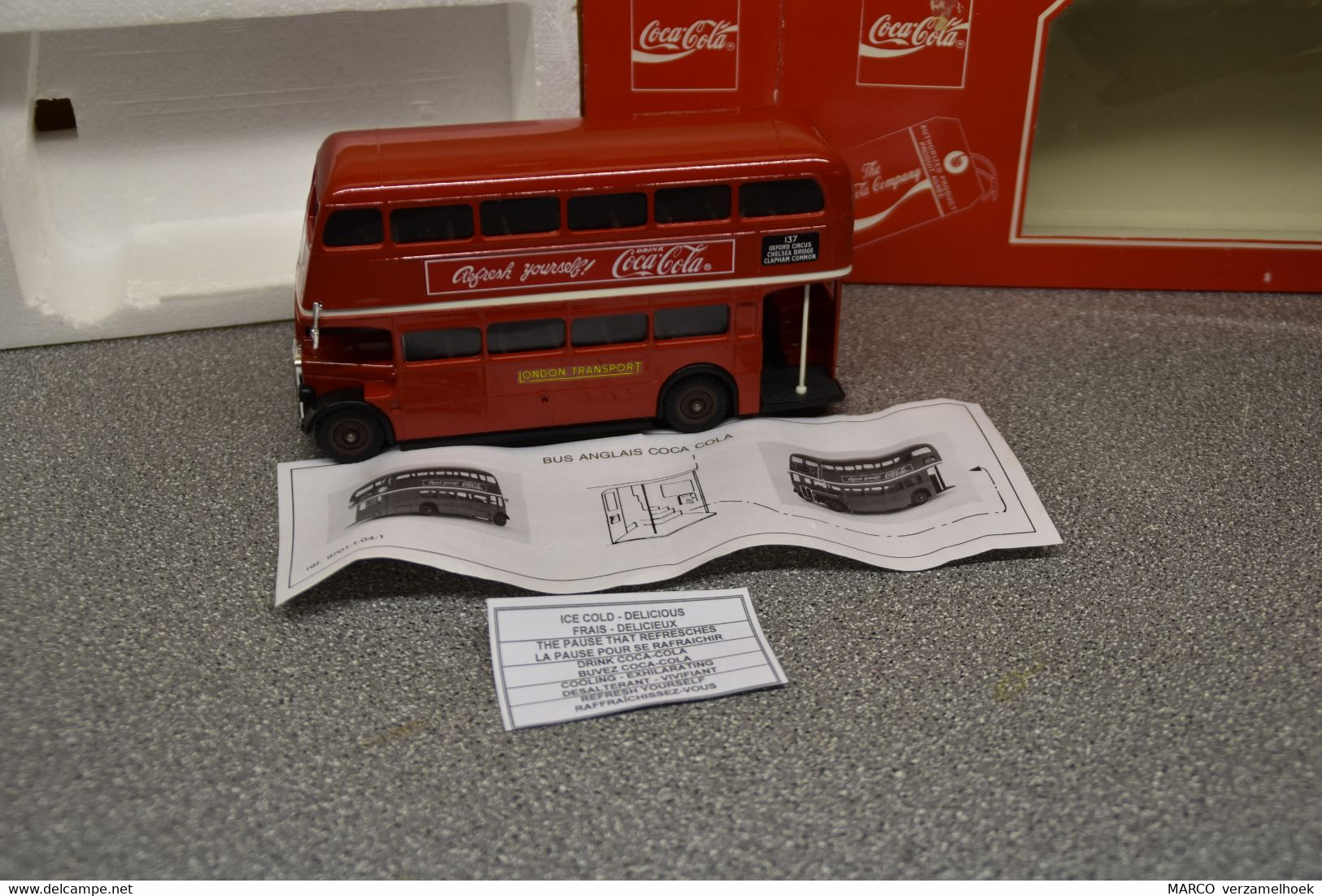 Coca-cola Company HARTOY Inc. 1979 London Bus Dubbeldekker - Other & Unclassified