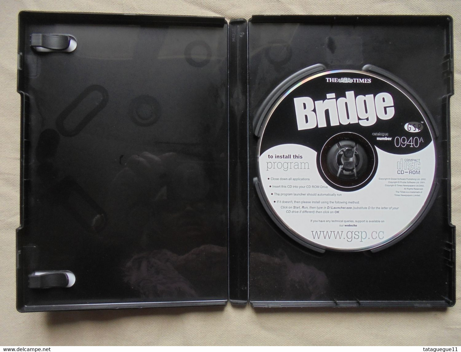 Vintage - Jeu PC CD Rom - Bridge - 2002 - PC-Spiele
