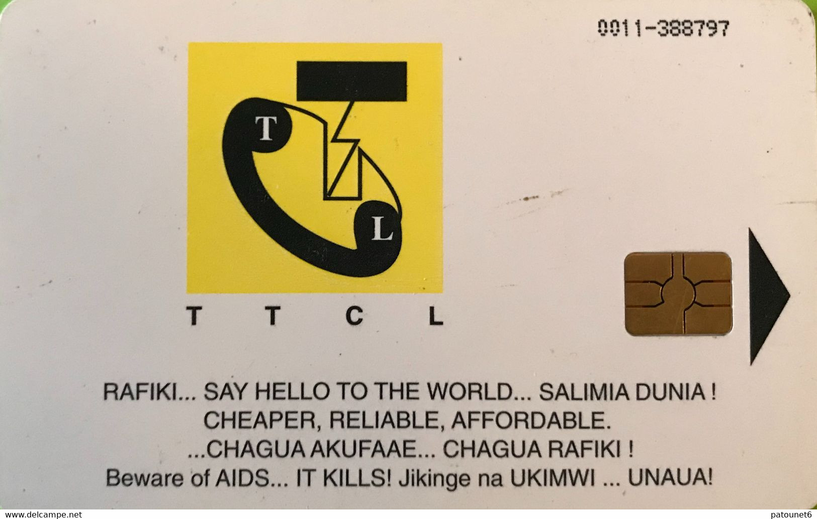 TANZANIE  -   Phonecard   - Flamingos  -  10 Unités - Tanzanie