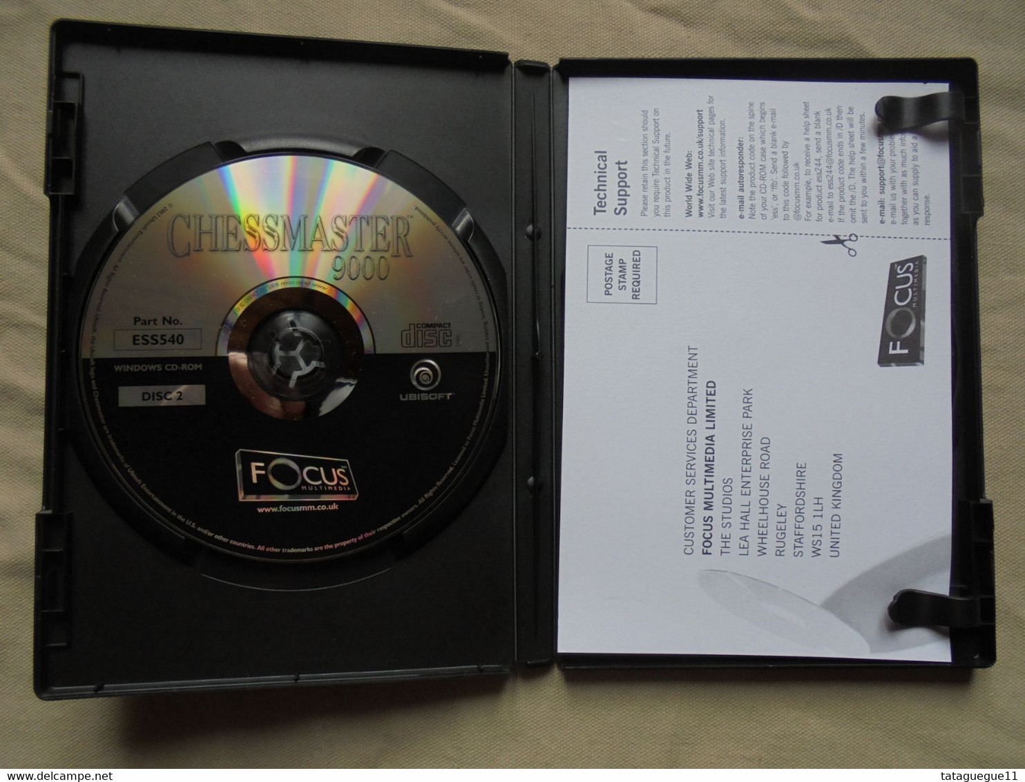 Vintage - Jeu PC CD Rom - Chessmaster 9000 - 2006 - Jeux PC