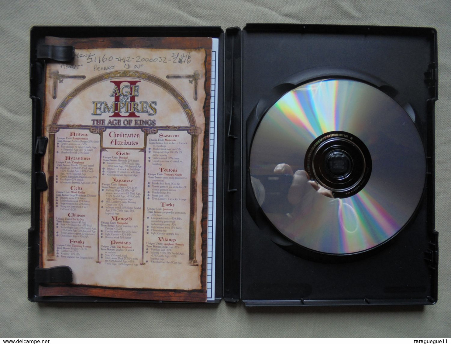 Vintage - Jeu PC CD Games - Age Of Empires - 2002 - Jeux PC