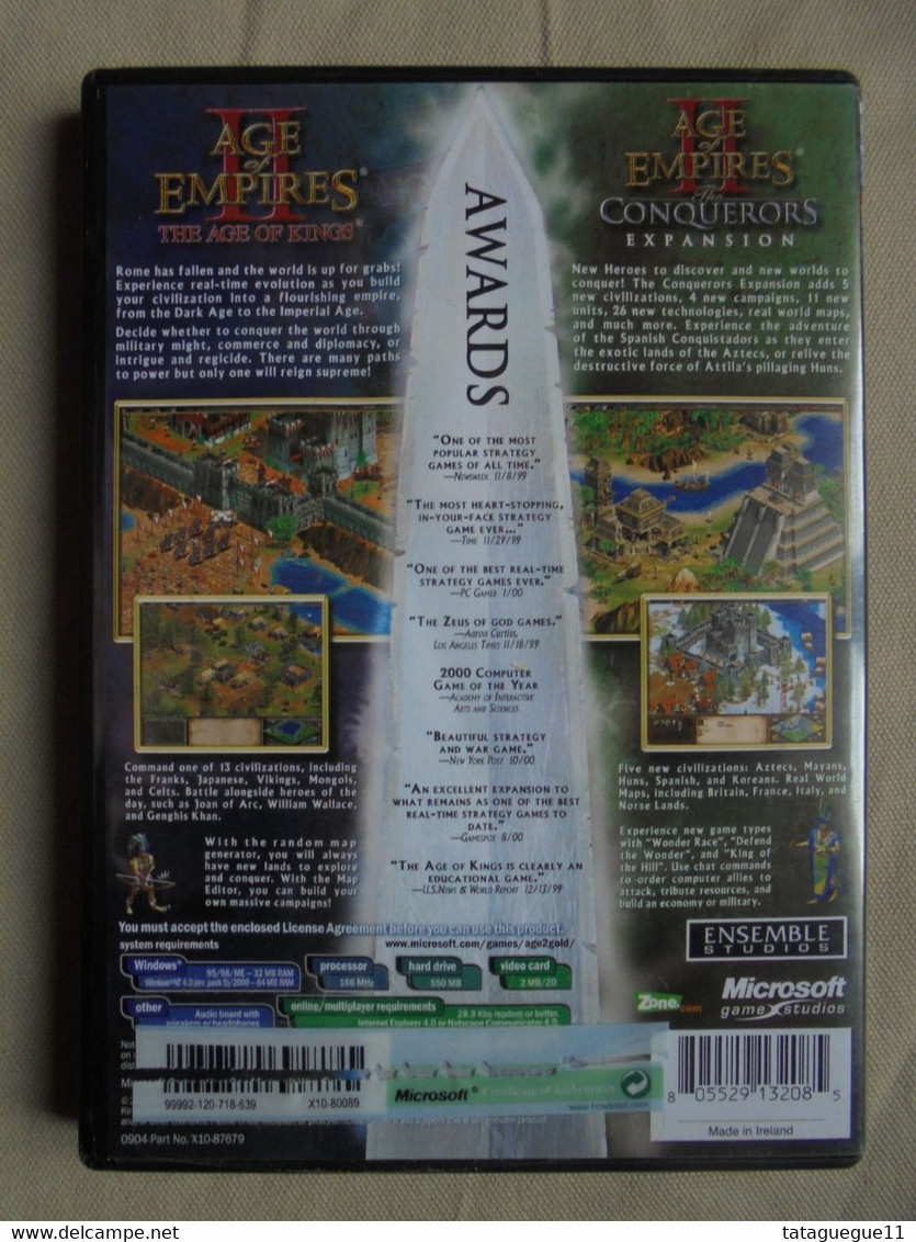 Vintage - Jeu PC CD Games - Age Of Empires - 2002 - Juegos PC