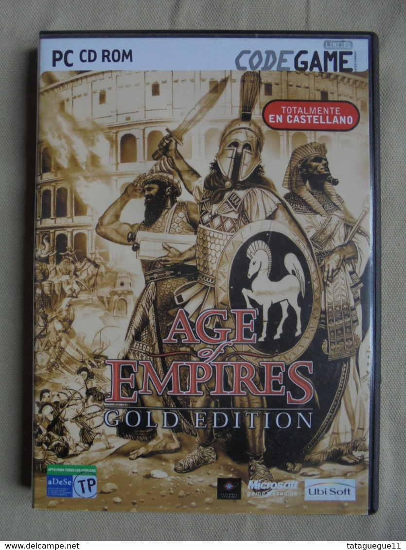 Vintage - Jeu PC CD Rom - Age Of Empires Totalmente En Castellano - 1998 - Giochi PC