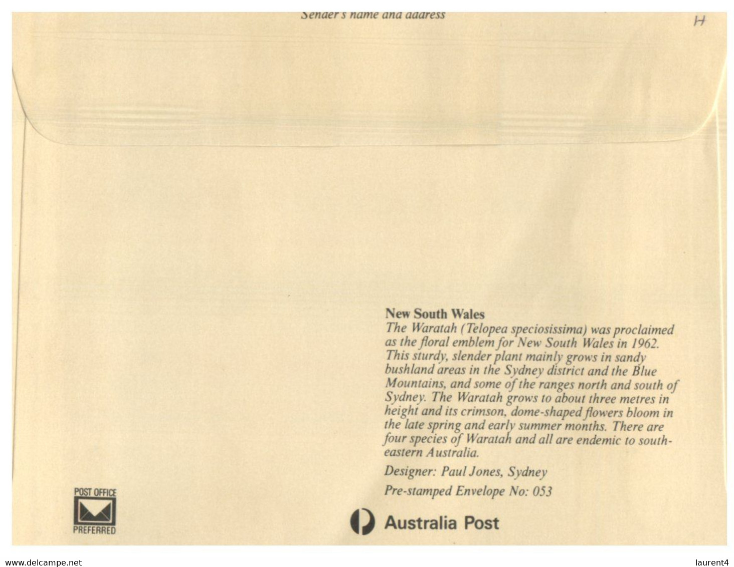 (FF 24) Australia - Greetings From Sydney (2 Covers 1980's) - Altri & Non Classificati