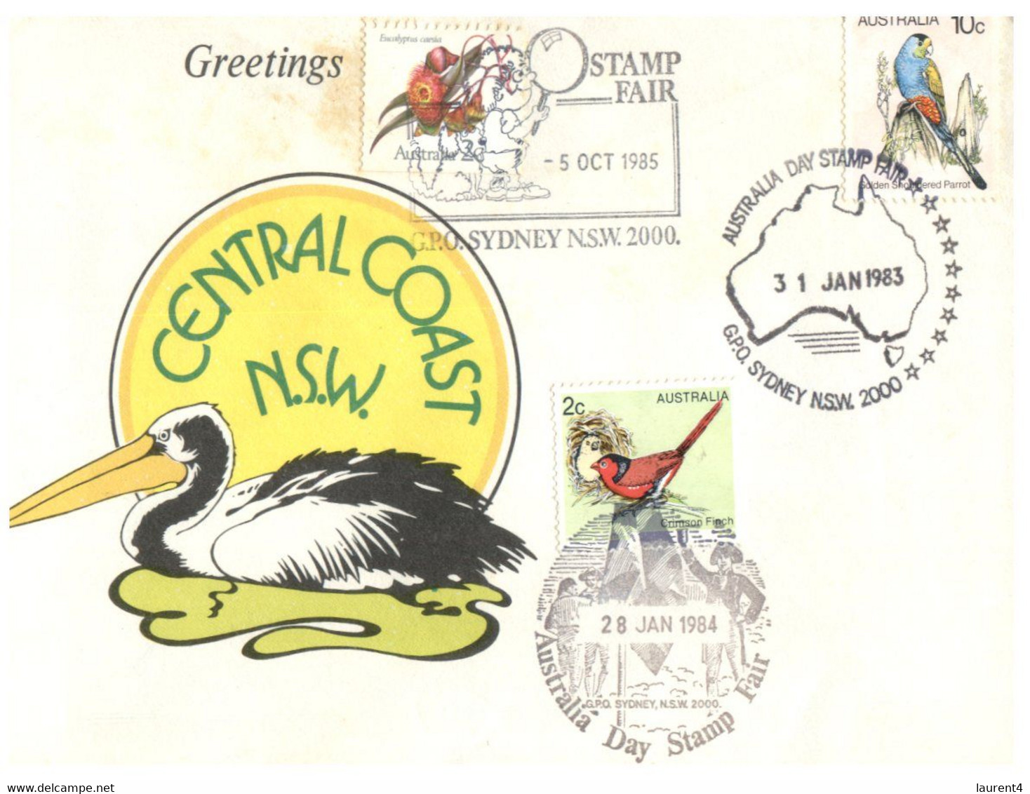 (FF 24) Australia - Greetings From Woy Woy & Central Coast (2 Covers 1980's) - Other & Unclassified