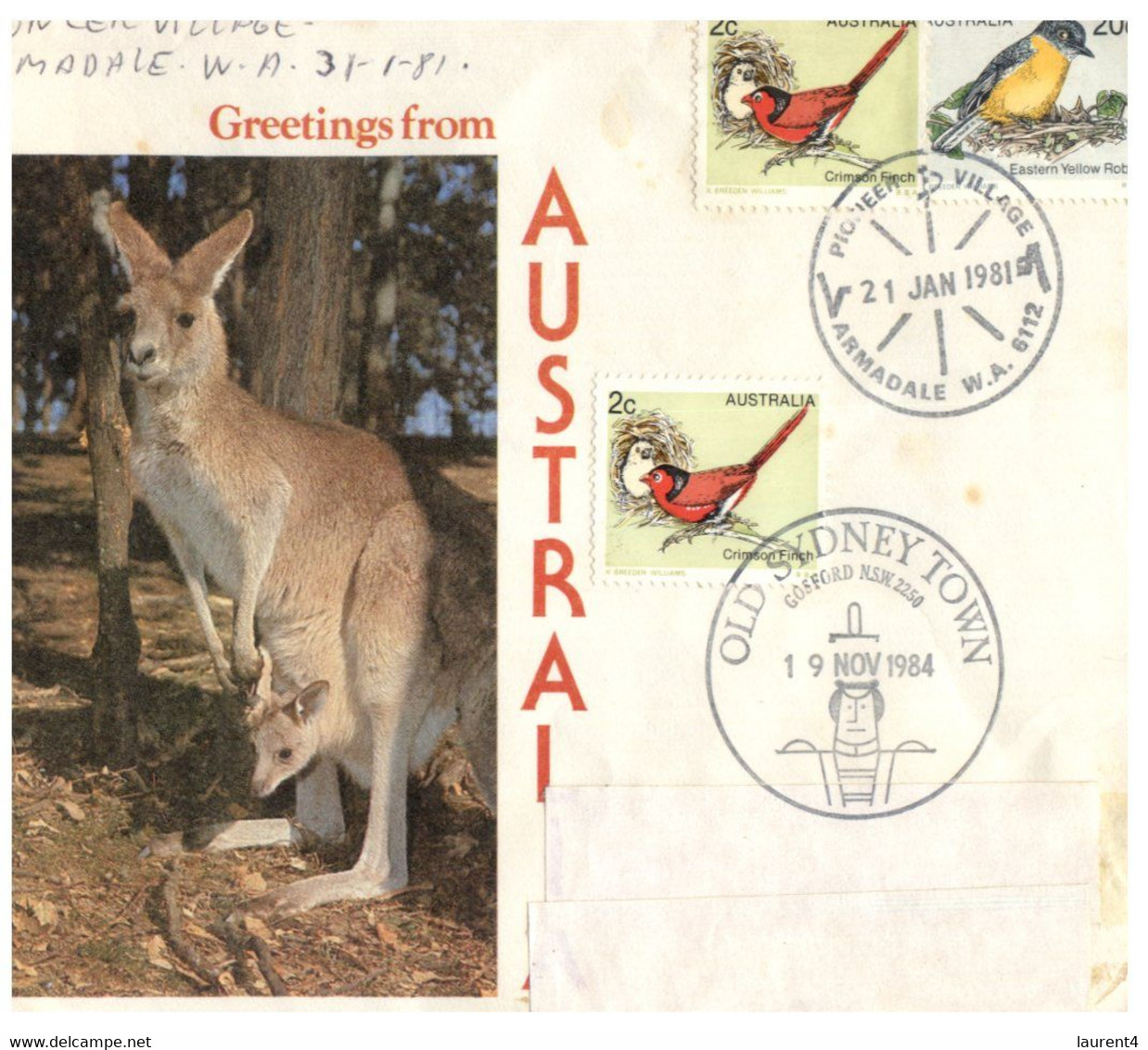 (FF 24) Australia - Greetings From Gosford & Australia (2 Covers 1980's) - Altri & Non Classificati