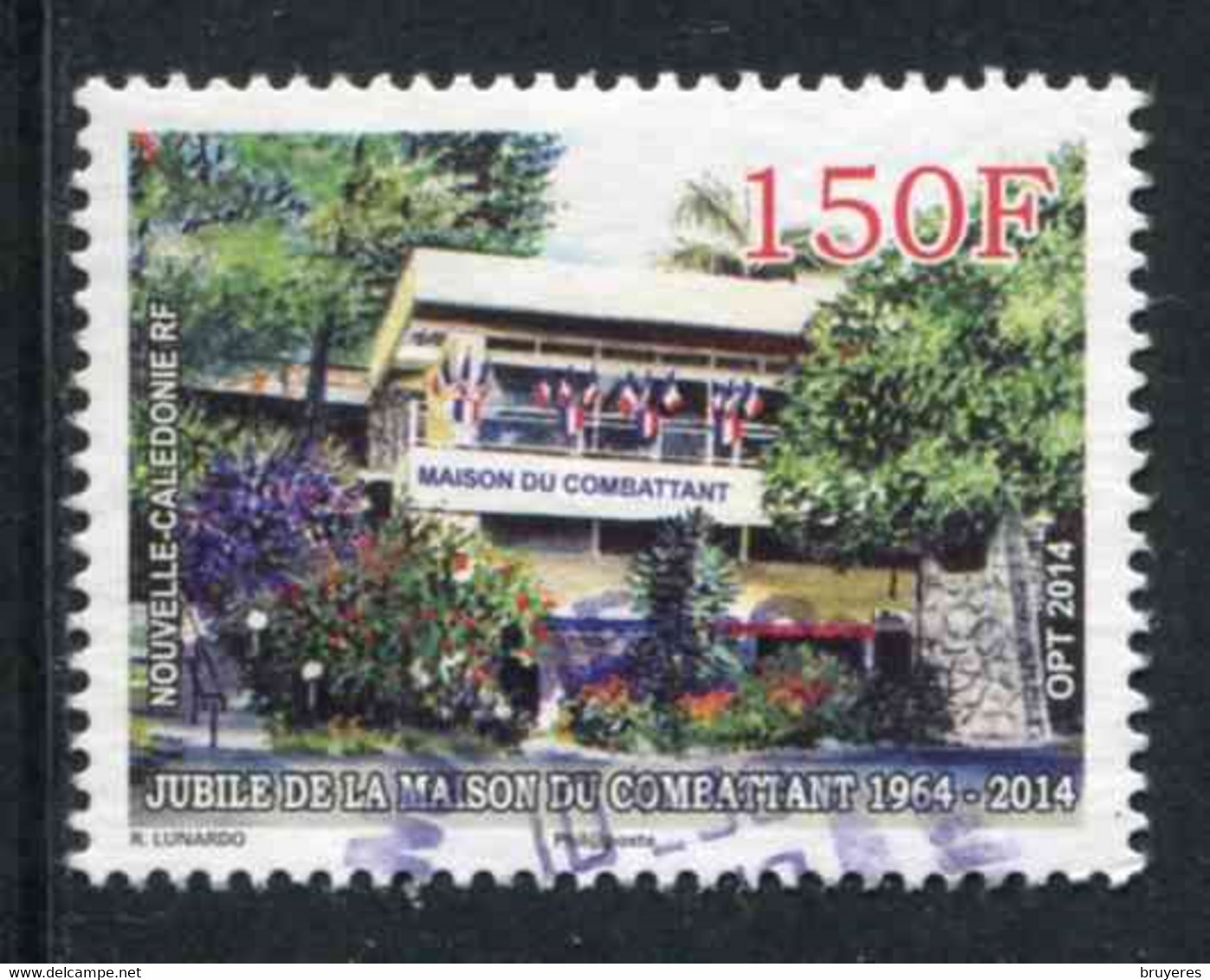 TIMBRE De 2014 Oblitéré "1,50 F - JUBILE DE LA MAISON DU COMBATTANT" - Used Stamps