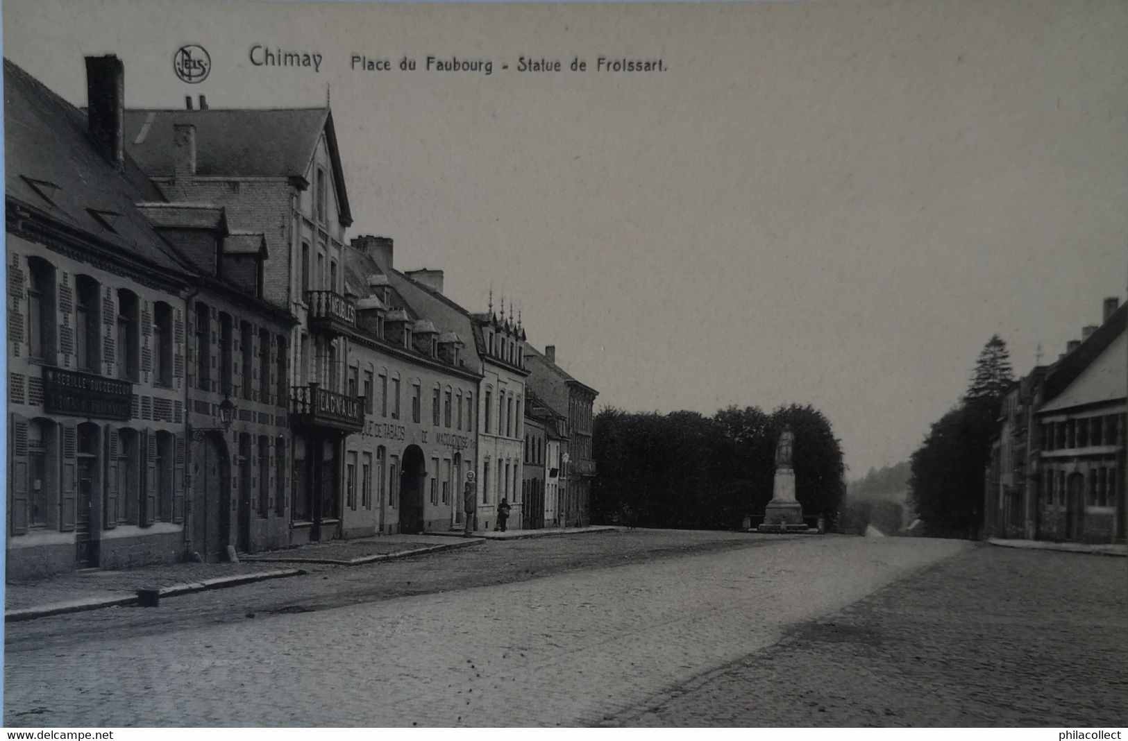 Chimay // Place Du Faubourg - Statue De Froissart 19?? - Chimay