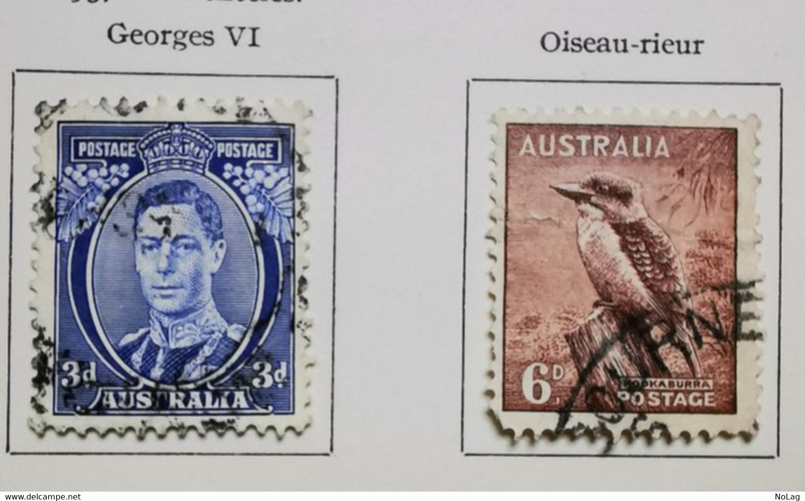 Australie - 19326-37  - Y&T N°105, N°112, N°113, N°114, N°115, N°116, - 1 à Determiner -  Oblitérés Sur Charnière - Oblitérés