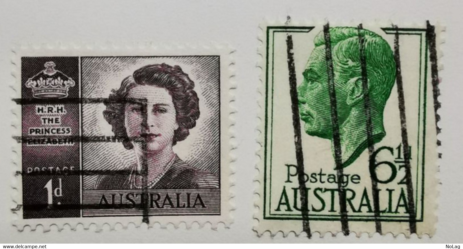 Australie - 19326-37  - Y&T N°105, N°112, N°113, N°114, N°115, N°116, - 1 à determiner -  Oblitérés sur charnière