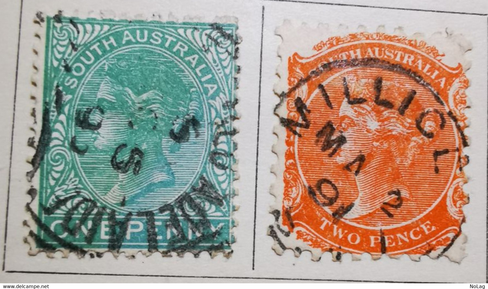 Australie - 1855-95 - Y&T N°31, N°32 (of), N°35, N°36, N°37, 56, N°58, N°74 à 76, + Timbre De Service N°15 -  Oblitérés - Oblitérés