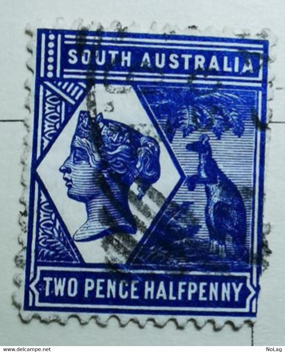 Australie - 1855-95 - Y&T N°31, N°32 (of), N°35, N°36, N°37, 56, N°58, N°74 à 76, + timbre de service N°15 -  Oblitérés