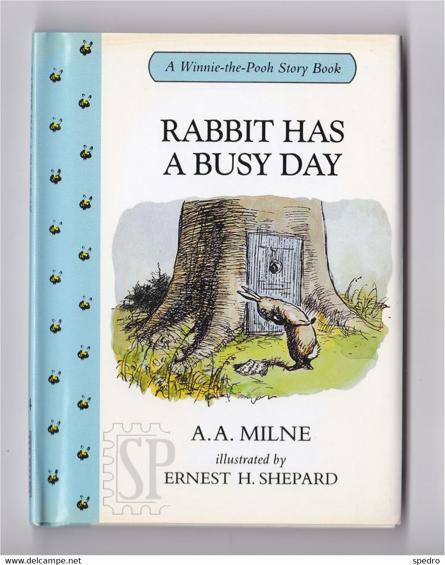 UK 1998 Winnie The Pooh Rabbit Has A Busy Day A.A. Milne Illustrated Shepard Children Books Ltd 14 Story Book - Libros Ilustrados