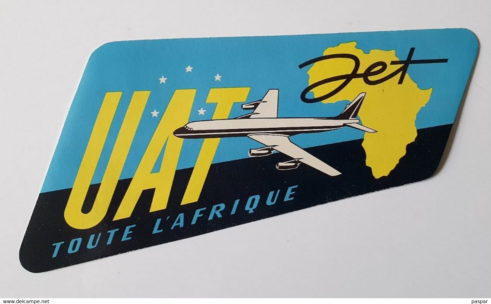 Etiquette UAT Jet Toute L'Afrique - Baggage Labels & Tags