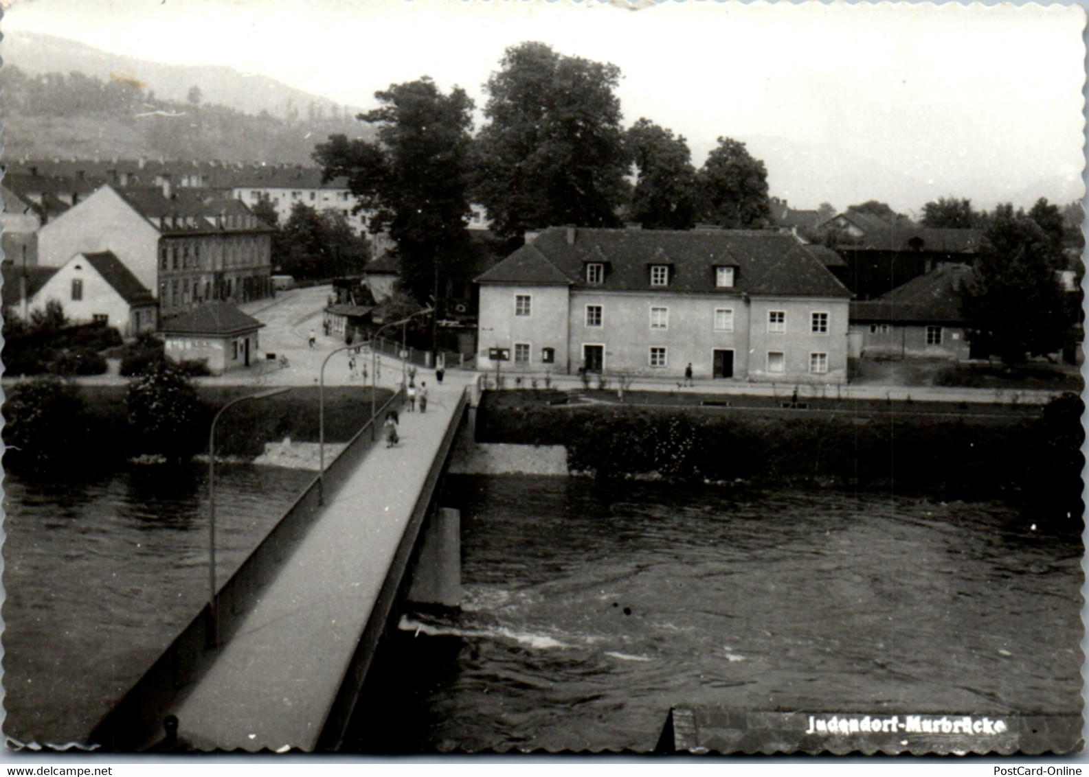 5005  - Steiermark , Judendorf , Murbrücke , Brücke - Gelaufen 1965 - Judendorf-Strassengel