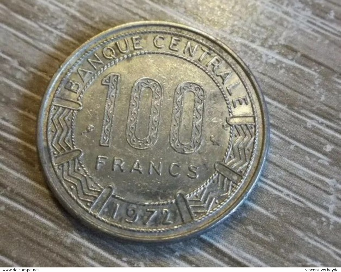 100 Francs Gabon 1972 En L Etat Sur Les Photos - Gabun