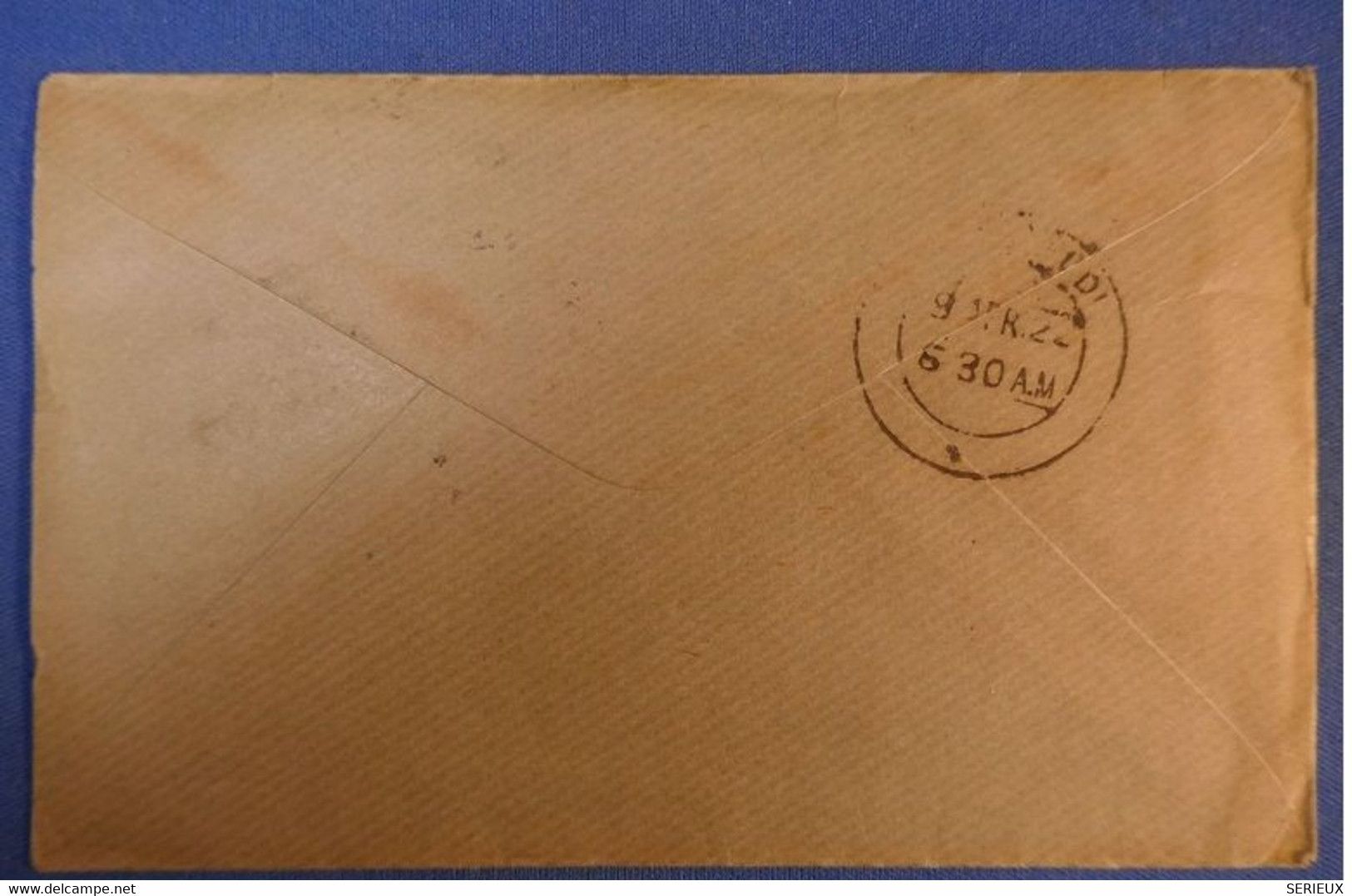 512 MALAISIE LETTRE MALAYA 1922 KUALA LUMPUR POUR L INDE + CACHETS A VOIR - Malayan Postal Union