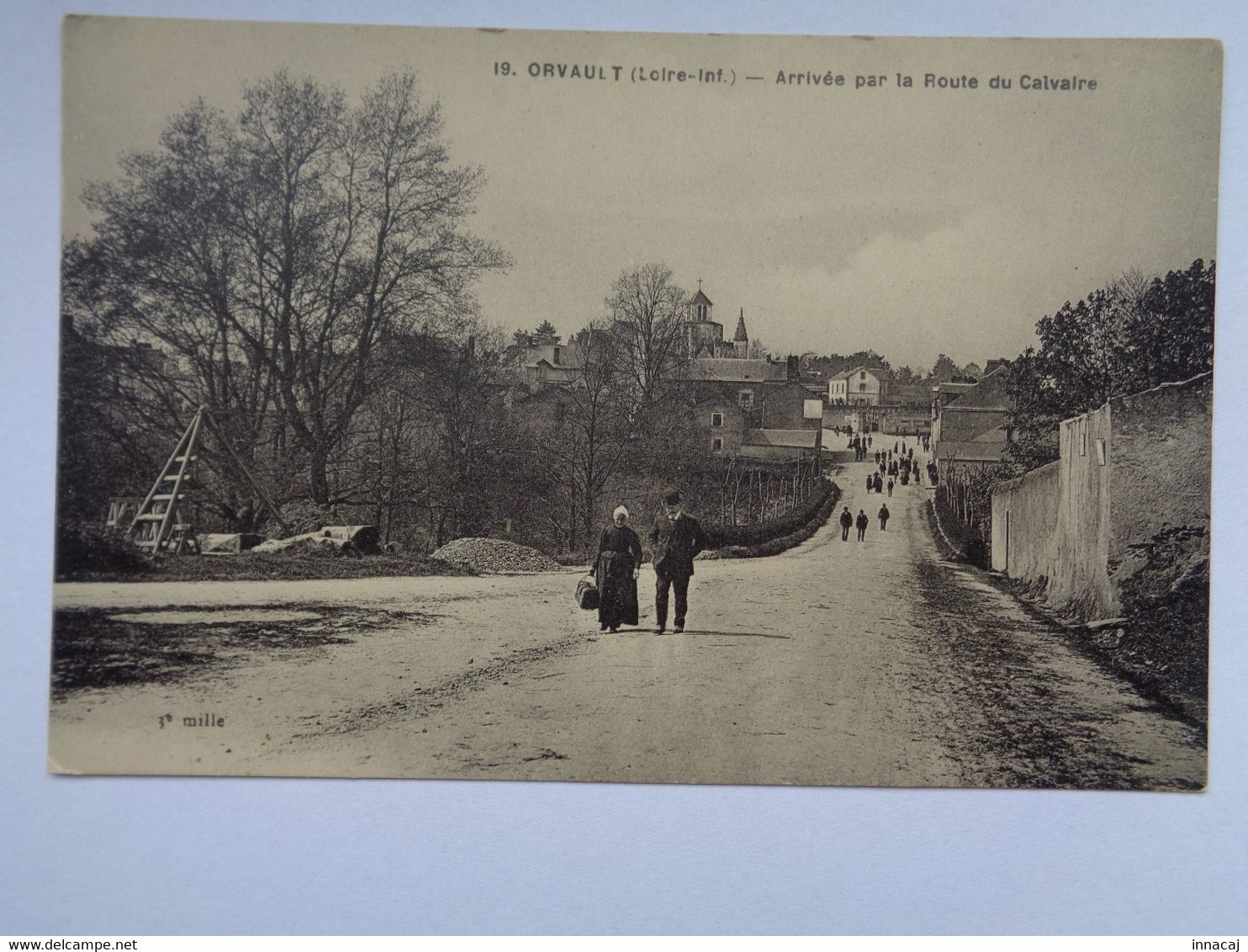 88-8-50.           ORVAULT            Arrivée Par La Route Du Calvaire. - Orvault