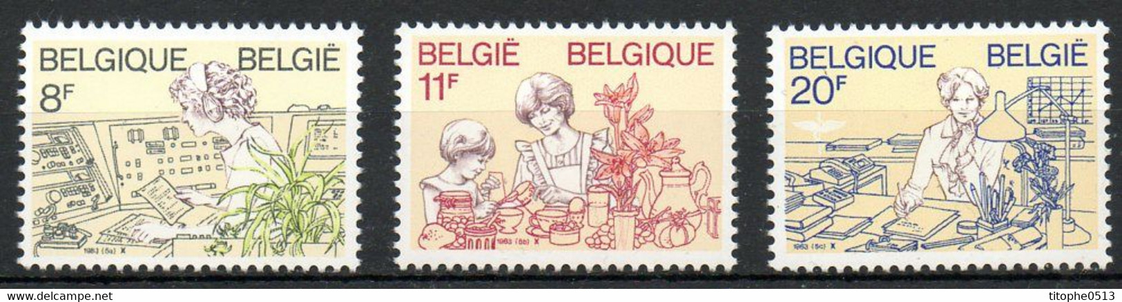 BELGIQUE. N°2086-8 De 1983. Fête Des Mères. - Fête Des Mères