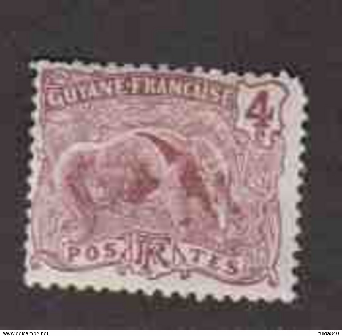 GUYANE FRANCAISE (Y&T) 1904-07 - N°51  * Fourmilier *  4c. Neuf () - Autres & Non Classés