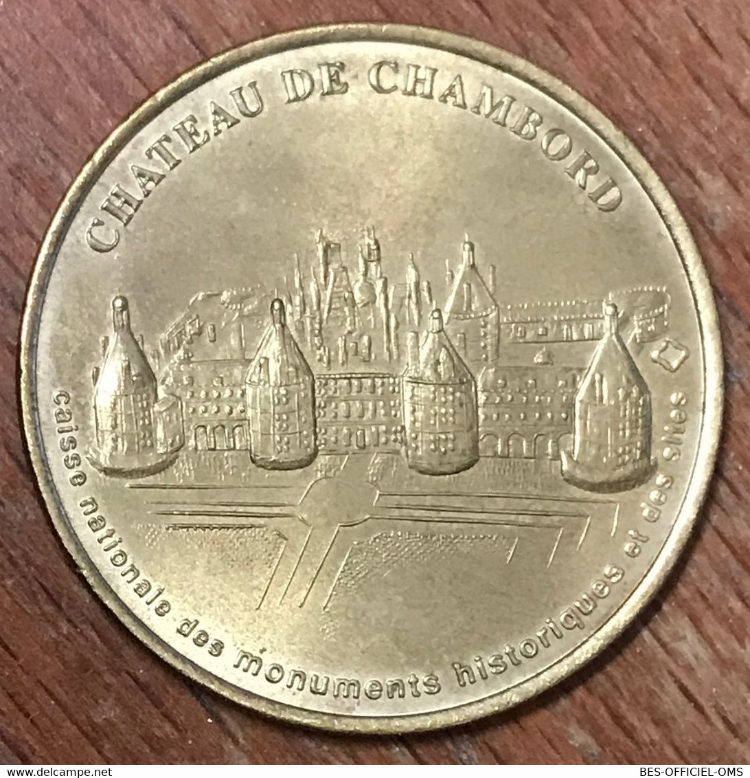 41 CHÂTEAU DE CHAMBORD MDP 2001 MÉDAILLE SOUVENIR MONNAIE DE PARIS JETON TOURISTIQUE MEDALS COINS TOKENS - 2001