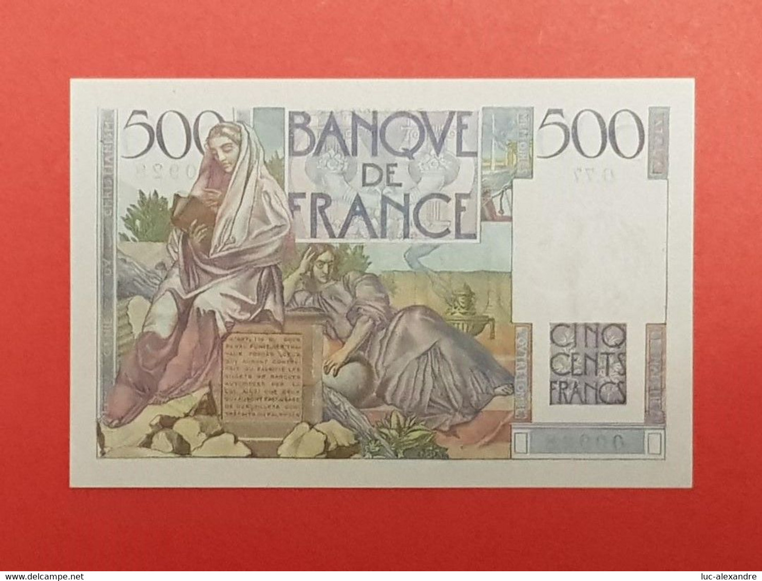 500 Francs Chateaubriand 1946 - 500 F 1945-1953 ''Chateaubriand''