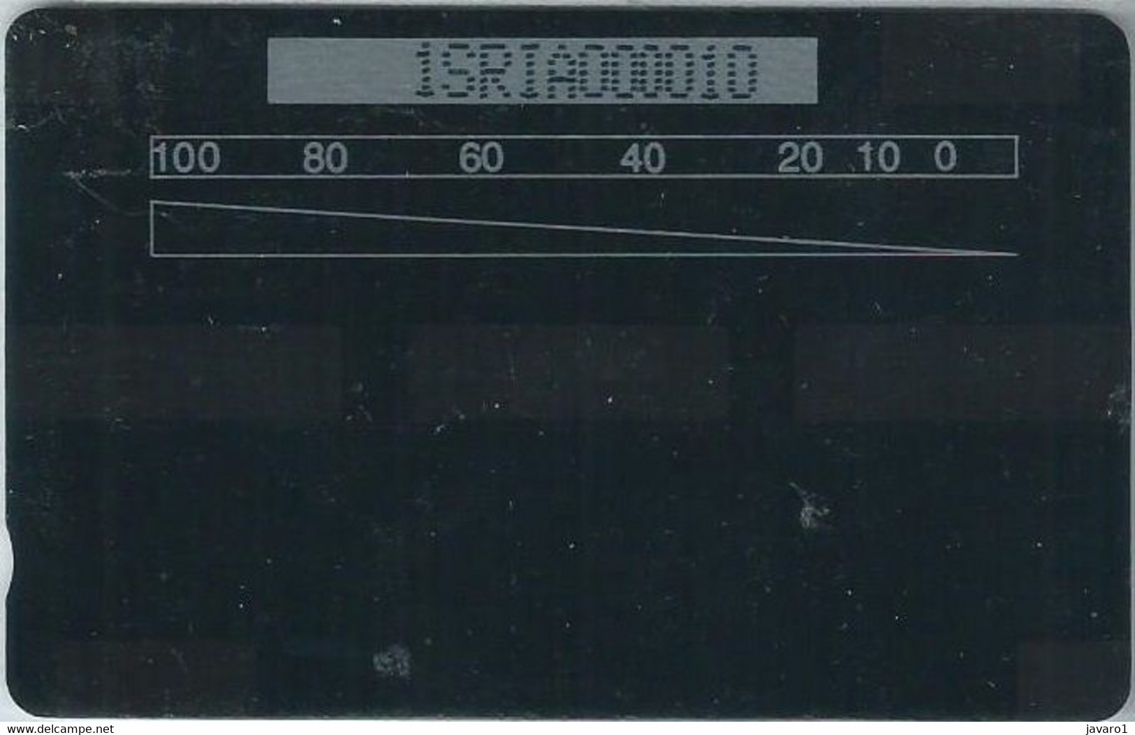 SRILANKA : T01 CHORLEY TEST CARD 1000u 1SRIA USED - Sri Lanka (Ceylon)