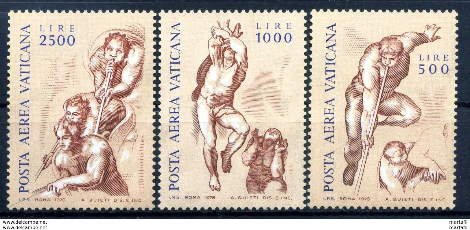 1976 VATICANO PA SC3V MNH ** - Unused Stamps