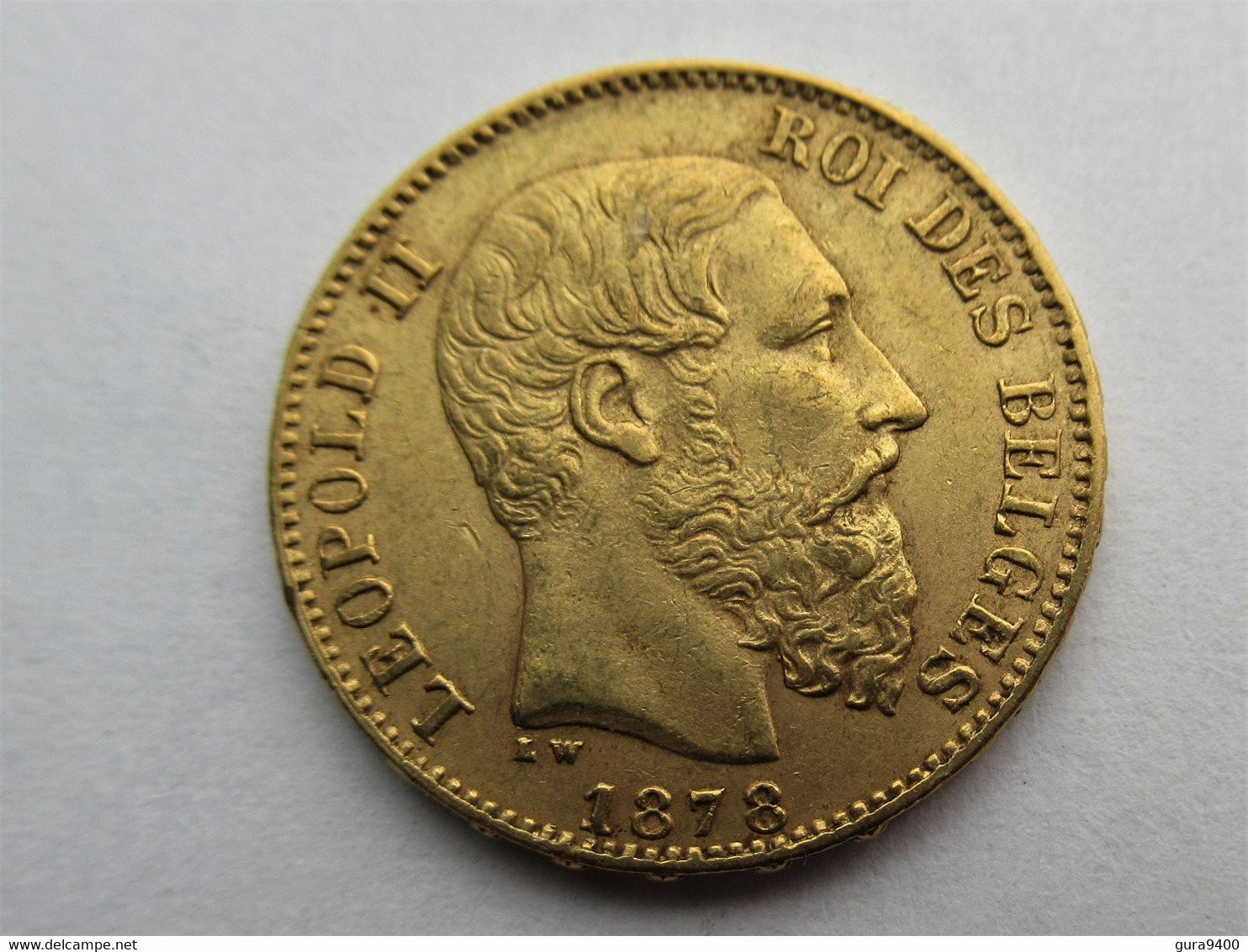 Belgie 20 Francs 1878 - 20 Francs (oro)