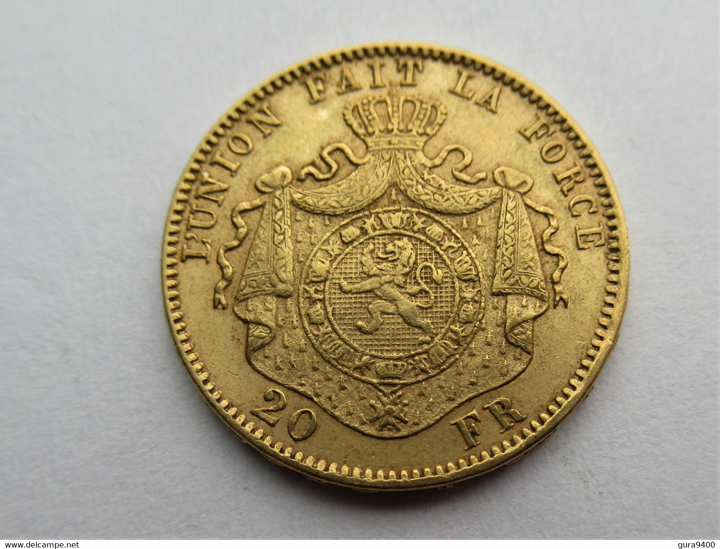 Belgie 20 Francs 1878 - 20 Francs (gold)