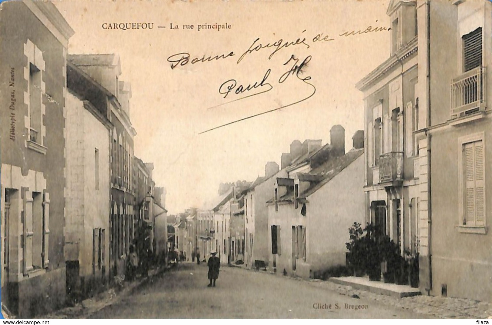 44 - Loire Atlantique - Carquefou - La Rue Principale  (N2976) - Carquefou