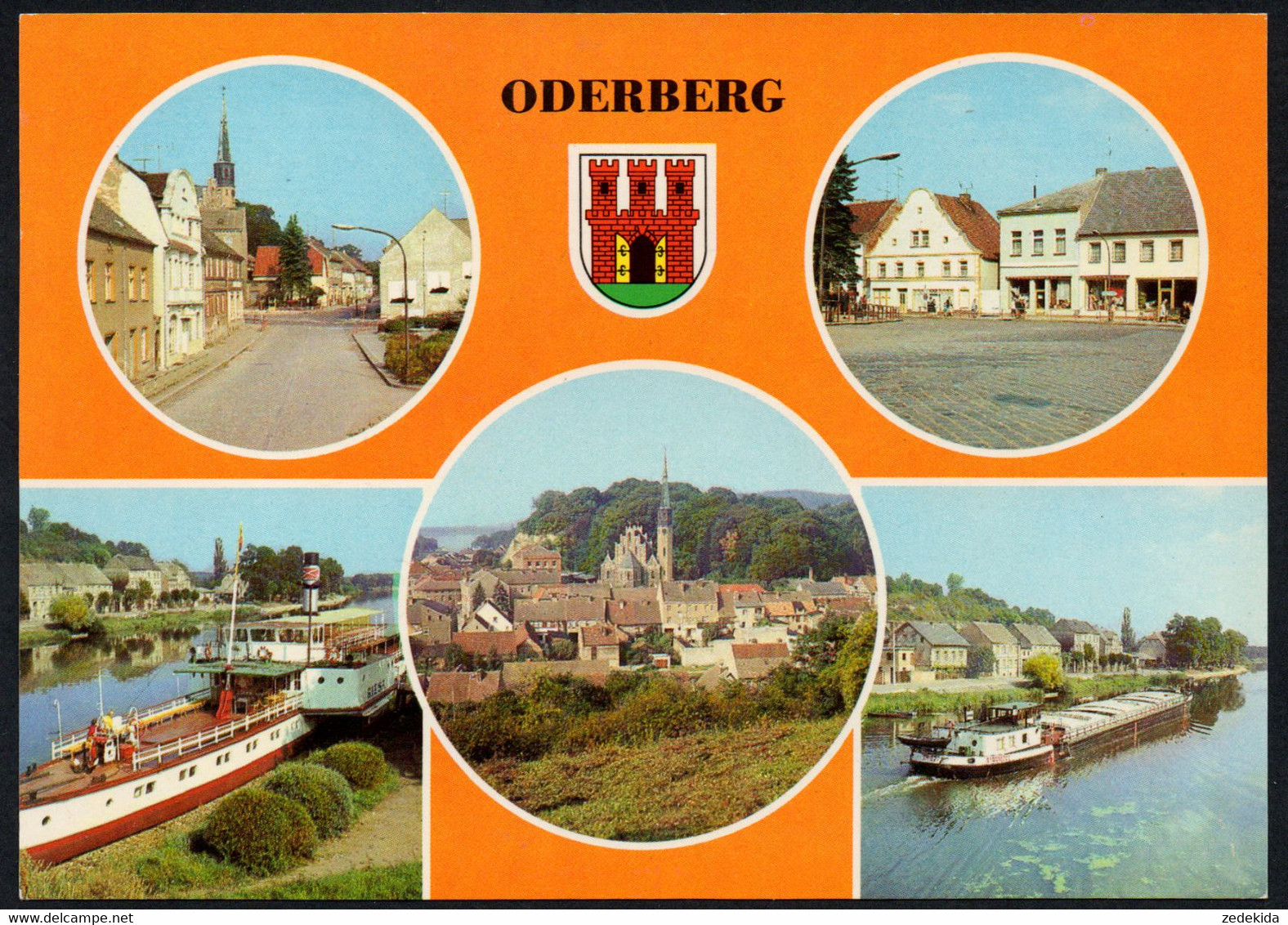 E7546 - TOP Oderberg - Schlepper Schleppkahn Elbeschifffahrt - Bild Und Heimat Reichenbach - Oderberg