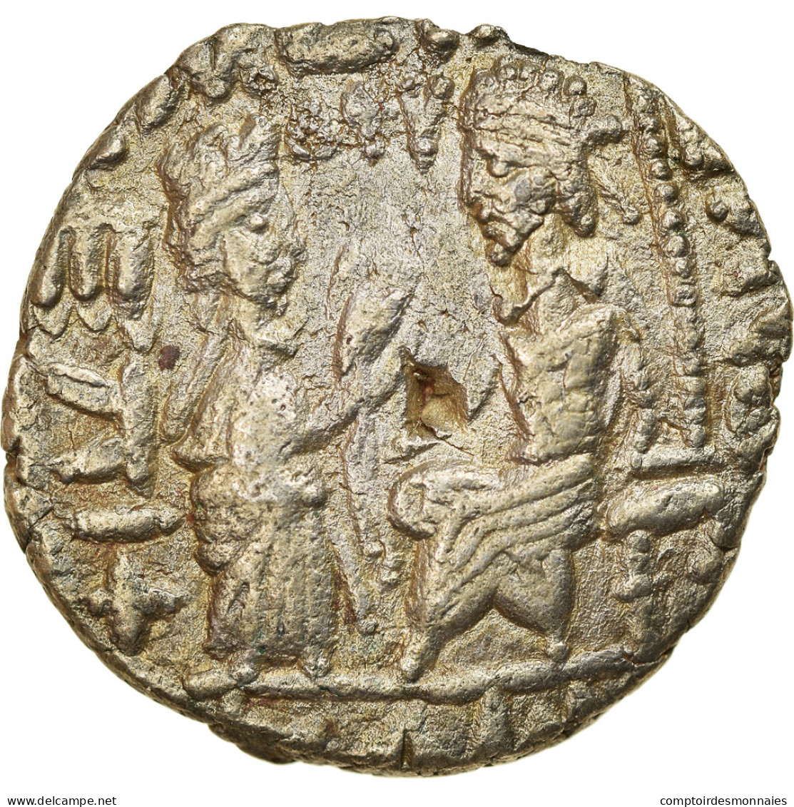 Monnaie, Royaume Parthe, Vologases IV, Tétradrachme, 494 SE (AD 182), Séleucie - Orientales