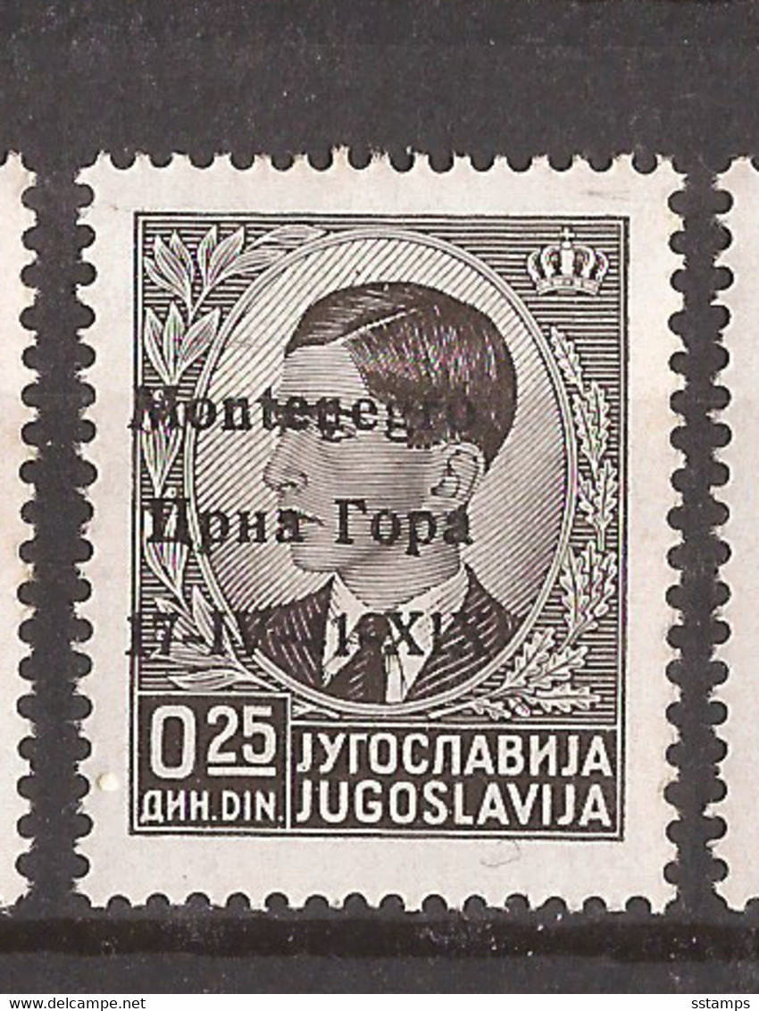 2021-03 -01 ITCGOK   1941 ITALIA MONTENEGRO OCCUPAZZIONE EXCELLENT QUALITY FOR THE COLLECTION  MNH - Montenegro