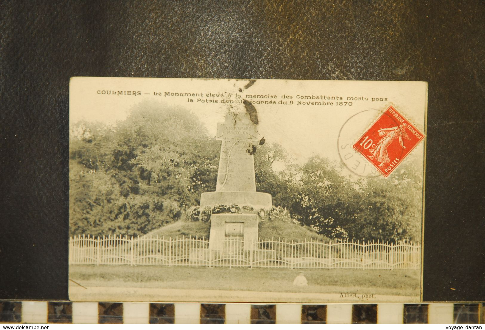 CP,  45, Coulmiers Le Monument élevé En La Mémoire Des Soldats Morts En 1870 - Coulmiers